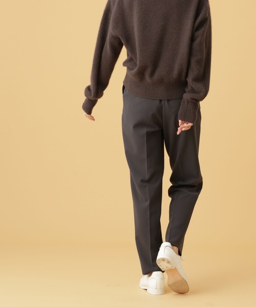Apo(s)ture（アポスチャー）の「NORAH-001/合繊テーパードパンツ（その他パンツ・レディース・ブラック/グリーン/チャコール/ベージュ・XS/S/M/L/XL）」の13枚目の写真