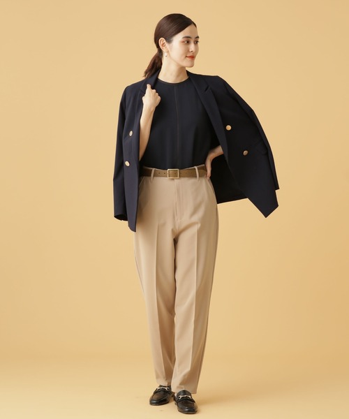 Apo(s)ture（アポスチャー）の「NORAH-001/合繊テーパードパンツ（その他パンツ・レディース・ブラック/グリーン/チャコール/ベージュ・XS/S/M/L/XL）」の20枚目の写真