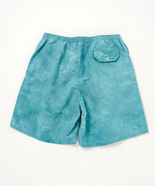 417 EDIFICE(フォーワンセブンエディフィス)の「コットンナイロン タイダイ ショーツ ”セットアップ着用可能”(カーゴパンツ・メンズ・ネイビー/オレンジ/ホワイト/グリーン/ブラック・MEDIUM/LARGE)」の7枚目の写真