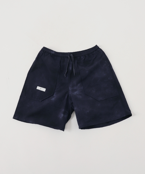 417 EDIFICE(フォーワンセブンエディフィス)の「コットンナイロン タイダイ ショーツ ”セットアップ着用可能”(カーゴパンツ・メンズ・ネイビー/オレンジ/ホワイト/グリーン/ブラック・MEDIUM/LARGE)」の20枚目の写真