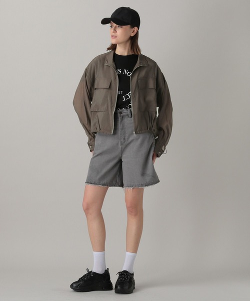 FOREVER 21(フォーエバー トゥエンティーワン)の「【2024SS】シアーブルゾン(ブルゾン・レディース・オフホワイト/グレー/ベージュ・FREE)」の5枚目の写真