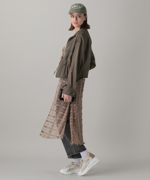 FOREVER 21(フォーエバー トゥエンティーワン)の「【2024SS】シアーブルゾン(ブルゾン・レディース・オフホワイト/グレー/ベージュ・FREE)」の8枚目の写真