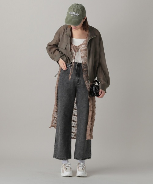 FOREVER 21(フォーエバー トゥエンティーワン)の「【2024SS】シアーブルゾン(ブルゾン・レディース・オフホワイト/グレー/ベージュ・FREE)」の9枚目の写真