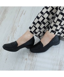 DEMETER（デメテル）の「防水・撥水・防滑☆晴れ雨兼用 幅広3E ローファー レインパンプス レインシューズ（レインシューズ）」