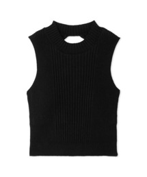 バックオープンカップ付きノースリニット