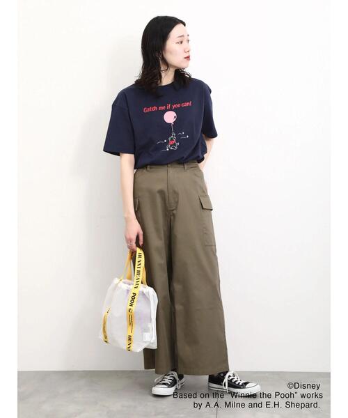 Samansa Mos2 blue（サマンサモスモスブルー）の「【Disney】くまのプーさん/メッシュトート（ハンドバッグ・レディース・イエロー/ブラック・F）」の8枚目の写真