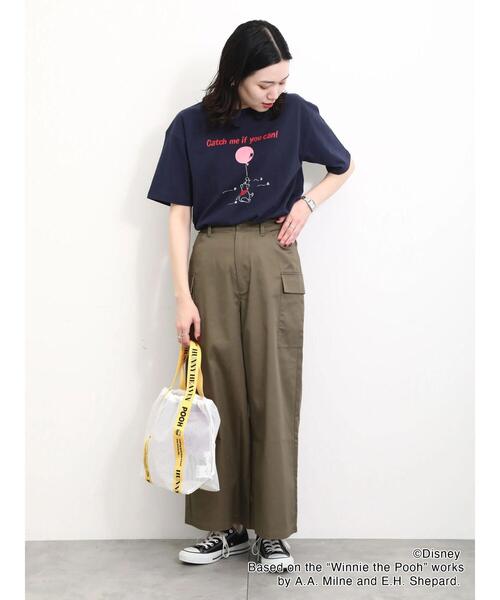 Samansa Mos2 blue（サマンサモスモスブルー）の「【Disney】くまのプーさん/メッシュトート（ハンドバッグ・レディース・イエロー/ブラック・F）」の12枚目の写真