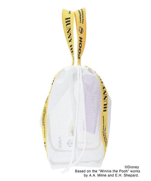Samansa Mos2 blue（サマンサモスモスブルー）の「【Disney】くまのプーさん/メッシュトート（ハンドバッグ・レディース・イエロー/ブラック・F）」の16枚目の写真
