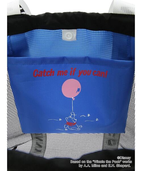 Samansa Mos2 blue（サマンサモスモスブルー）の「【Disney】くまのプーさん/メッシュトート（ハンドバッグ・レディース・イエロー/ブラック・F）」の20枚目の写真