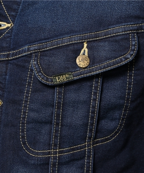 Lee(リー)の「リー別注ジャージージャケット(デニムジャケット・メンズ・インディゴブルー・LARGE/MEDIUM)」の13枚目の写真