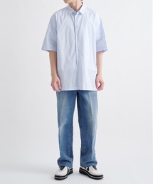 ATON（エイトン）の「【ATON/エイトン】GIZA STRIPE OVERSIZED SHORT