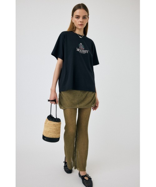 moussy - 今季♡MOUSSY classic Tシャツ♡マウジークラシックTシャツ♡完売 CLASSIC EMBROIDERY MOUSSY Tシャツ（Tシャツ/カットソー