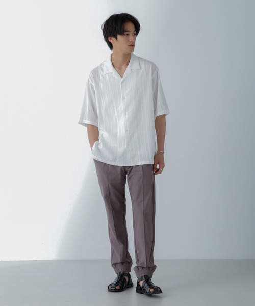 NANO universe(ナノユニバース)の「「RELAX」快適冷感EDMONDイージーパンツ(その他パンツ・メンズ・モカ/ブラック・S/M/L)」の11枚目の写真