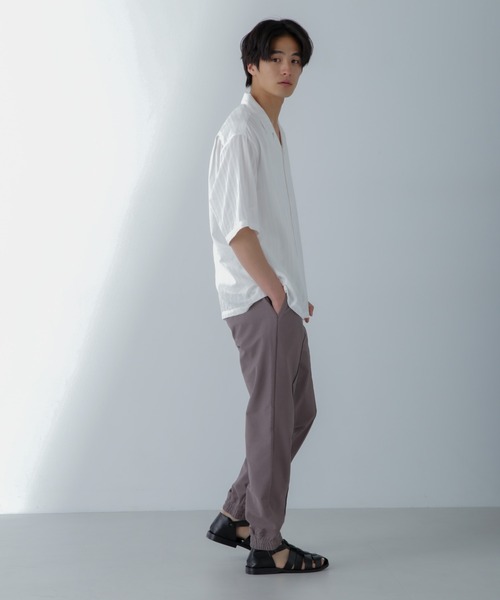NANO universe(ナノユニバース)の「「RELAX」快適冷感EDMONDイージーパンツ(その他パンツ・メンズ・モカ/ブラック・S/M/L)」の10枚目の写真