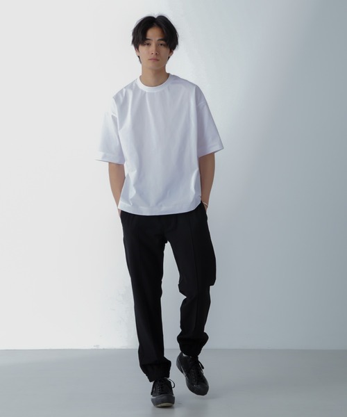 NANO universe(ナノユニバース)の「「RELAX」快適冷感EDMONDイージーパンツ(その他パンツ・メンズ・モカ/ブラック・S/M/L)」の4枚目の写真