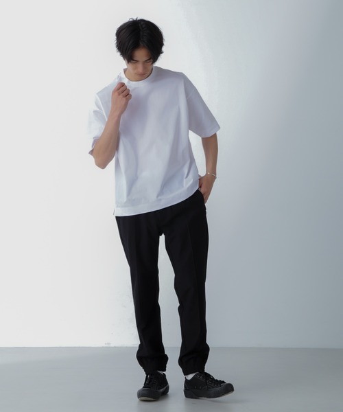 NANO universe(ナノユニバース)の「「RELAX」快適冷感EDMONDイージーパンツ(その他パンツ・メンズ・モカ/ブラック・S/M/L)」の3枚目の写真