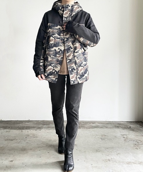 Magine（マージン）の「【SELECT】IR:BOA FLEECE LINER 3WAY MOUNTAIN PARKA　ボアフリースライナー 3WAY マウンテンパーカー（マウンテンパーカー・メンズ・ブラック/グレイッシュベージュ/カモフラージュ/ベージュ・M/L/XL）」の4枚目の写真