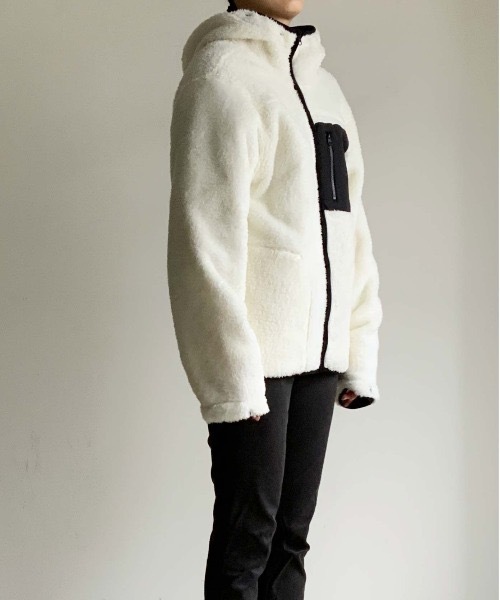 Magine（マージン）の「【SELECT】IR:BOA FLEECE LINER 3WAY MOUNTAIN PARKA　ボアフリースライナー 3WAY マウンテンパーカー（マウンテンパーカー・メンズ・ブラック/グレイッシュベージュ/カモフラージュ/ベージュ・M/L/XL）」の14枚目の写真