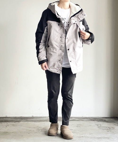 Magine（マージン）の「【SELECT】IR:BOA FLEECE LINER 3WAY MOUNTAIN PARKA　ボアフリースライナー 3WAY マウンテンパーカー（マウンテンパーカー・メンズ・ブラック/グレイッシュベージュ/カモフラージュ/ベージュ・M/L/XL）」の17枚目の写真