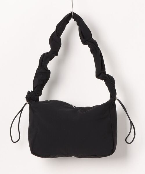 florist(フローリスト)の「韓国ファッションリボンギャザーハンドルドロストスクエアショルダーバッグ(ショルダーバッグ・レディース・オフホワイト/グレー/ブラック・FREE)」の4枚目の写真