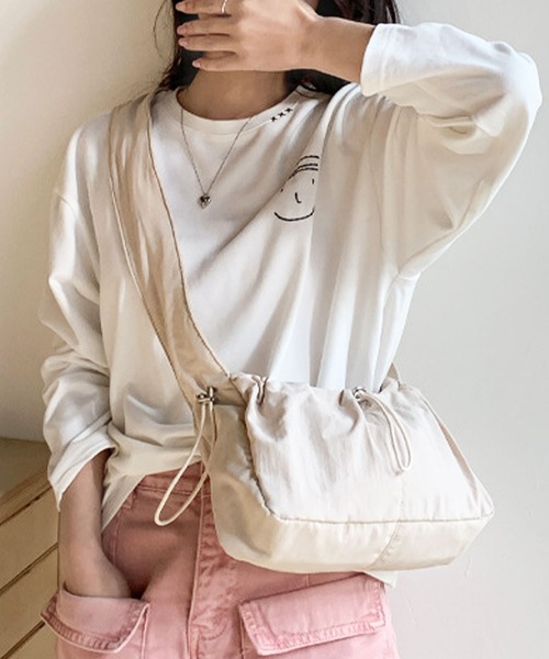 florist(フローリスト)の「韓国ファッションリボンギャザーハンドルドロストスクエアショルダーバッグ(ショルダーバッグ・レディース・オフホワイト/グレー/ブラック・FREE)」の15枚目の写真