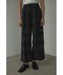 BLACK BY MOUSSY | sheer check pants(シアーチェックパンツ)(その他パンツ)