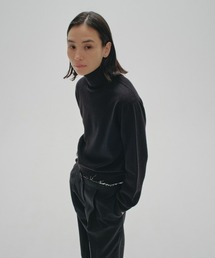 Wool Cashmere Turtle Knit