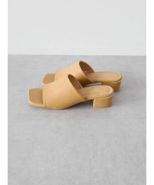 AMERICAN HOLIC（アメリカンホリック）の「スクエアトゥサンダル（サンダル・レディース・ブラック/キャメル・S/L/M）」の11枚目の写真