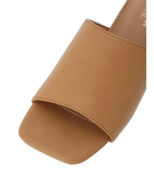 AMERICAN HOLIC（アメリカンホリック）の「スクエアトゥサンダル（サンダル・レディース・ブラック/キャメル・S/L/M）」の4枚目の写真