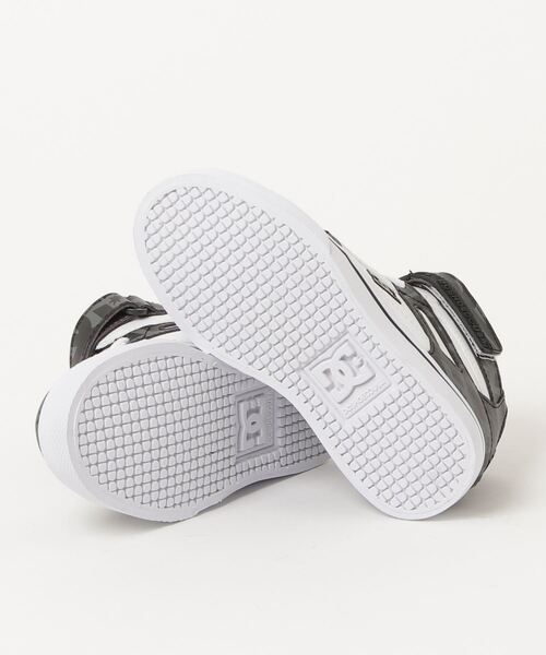 DC(ディーシー)の「DC/ディーシー スニーカー キッズ Ks PURE HIGH-TOP SE EV SN キッズ ピュア ハイトップ エスイー イーブイ エスエヌ スニーカー スケートボード ストリート ゴムひも ハイカット DK244004(スニーカー・キッズ・ホワイト×ネイビー/ホワイト×ブラック・18.0cm/19.0cm/20.0cm/21.0cm/22.0cm/23.0cm/17.0cm)」の7枚目の写真