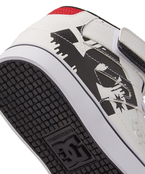 DC(ディーシー)の「DC/ディーシー スニーカー キッズ Ks PURE HIGH-TOP SE EV SN キッズ ピュア ハイトップ エスイー イーブイ エスエヌ スニーカー スケートボード ストリート ゴムひも ハイカット DK244004(スニーカー・キッズ・ホワイト×ネイビー/ホワイト×ブラック・18.0cm/19.0cm/20.0cm/21.0cm/22.0cm/23.0cm/17.0cm)」の15枚目の写真