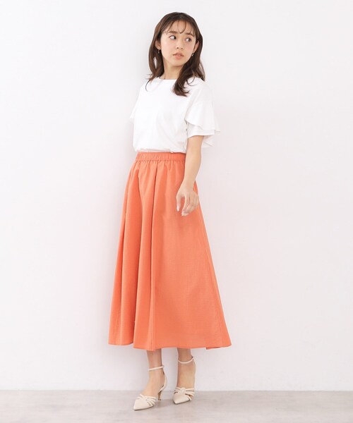 index（インデックス）の「◇サッカーストライプロングフレアスカート