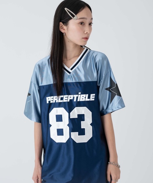 WEGO(ウィゴー)の「WEGO/ナンバリングビッグT(Tシャツ/カットソー・レディース・ライトグレー/ブルー・FREE)」の17枚目の写真