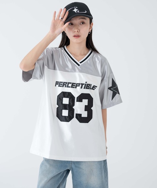 WEGO(ウィゴー)の「WEGO/ナンバリングビッグT(Tシャツ/カットソー・レディース・ライトグレー/ブルー・FREE)」の13枚目の写真