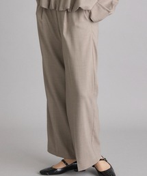 INED CLARO | ナチュラルストレッチ ボリュームタックワイドパンツ【セットアップ対応】(その他パンツ)