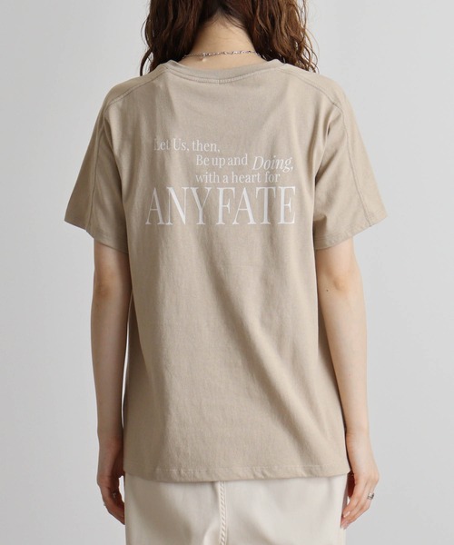hunch（ハンチ）の「hunch USAコットンロゴT（Tシャツ/カットソー・レディース・ベージュ/ブラック/オフホワイト・FREE）」の19枚目の写真