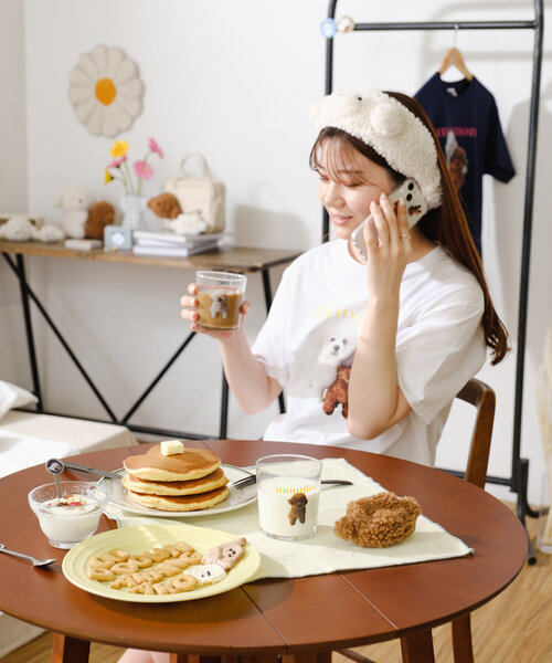 BIRTHDAY BAR（バースデイバー）の「monmon グラス（グラス/マグカップ/タンブラー・レディース・ブラウン/ホワイト・0）」の6枚目の写真