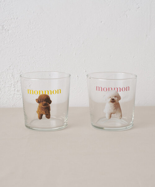 BIRTHDAY BAR（バースデイバー）の「monmon グラス（グラス/マグカップ/タンブラー・レディース・ブラウン/ホワイト・0）」の7枚目の写真