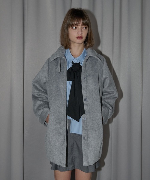 idem（イデム）の「rose ribbon tie / バラモチーフチョーカー（チョーカー・レディース・アイボリー/ブラック・FREE）」の7枚目の写真