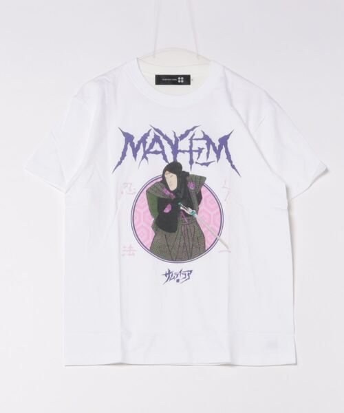 SAMURAI CORE(サムライコア)の「【8】【it】【SAMURAI CORE x MAYHEM】Graphic Design T(Tシャツ/カットソー・メンズ・ブラック/ホワイト・SMALL/MEDIUM/LARGE/X-LARGE)」の1枚目の写真