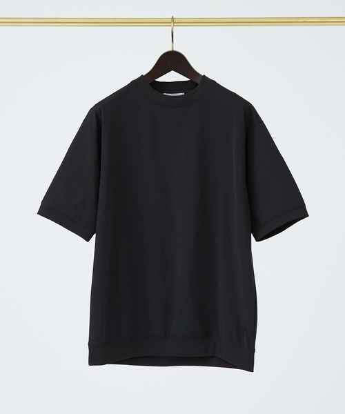 ABAHOUSE GRAY（アバハウスグレイ）の「エアファンクション リブ 半袖Tシャツ（Tシャツ/カットソー・メンズ・ホワイト/グレイッシュベージュ/サックスブルー/ブラック/グリーン/モカ/ネイビー・46/48）」の3枚目の写真