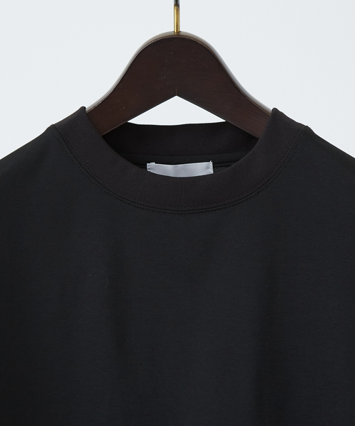 ABAHOUSE GRAY（アバハウスグレイ）の「エアファンクション リブ 半袖Tシャツ（Tシャツ/カットソー・メンズ・ホワイト/グレイッシュベージュ/サックスブルー/ブラック/グリーン/モカ/ネイビー・46/48）」の8枚目の写真