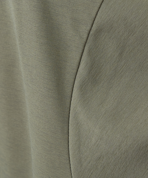 ABAHOUSE GRAY（アバハウスグレイ）の「エアファンクション リブ 半袖Tシャツ（Tシャツ/カットソー・メンズ・ホワイト/グレイッシュベージュ/サックスブルー/ブラック/グリーン/モカ/ネイビー・46/48）」の18枚目の写真