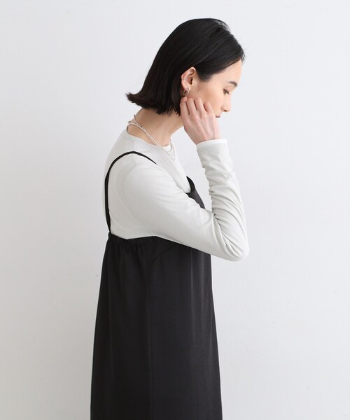 セール】【洗える】ソフトテレコカットソートップス（Tシャツ