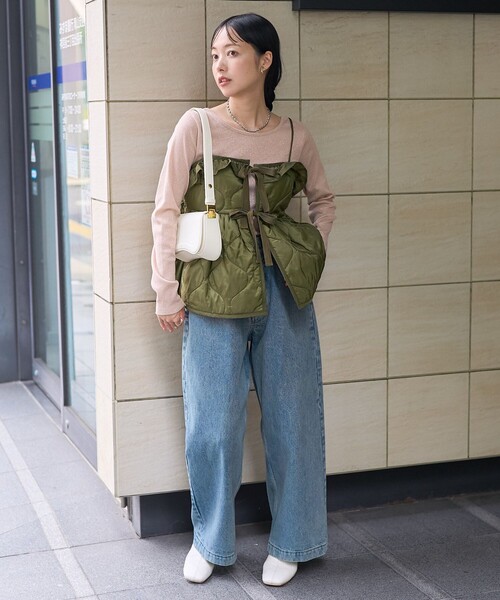 nude vintage quilt キルト　ビスチェ Nude vintage キルトビスチェ - メルカリ