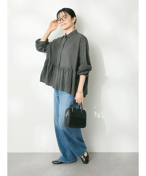 CRAFT STANDARD BOUTIQUE（クラフトスタンダードブティック）の「ペプラムブラウス（シャツ/ブラウス・レディース・レッド/オフホワイト/ブルー/ブラック/ブラック系その他2・FREE）」の19枚目の写真