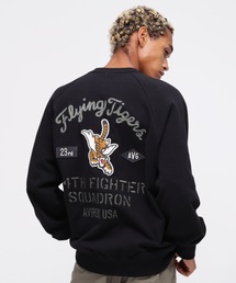 AVIREX(ABbNX)CREWNECK SWEAT FRYING TIGERS / N[lbNXEFbg tCO^CK[X / AVIREX / ABbNX(XEFbg)