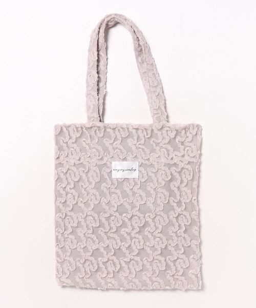 natural couture（ナチュラルクチュール）の「フラワーチュールＡ４トート（ショルダーバッグ・レディース・ホワイト/ブラック/グレイッシュベージュ・FREE）」の8枚目の写真