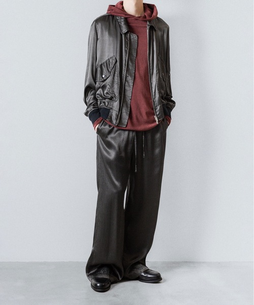 ATTACHMENT（アタッチメント）の「CO/PE ハイゲージパイル フーデッドプルオーバー / CO/PE HIGH GAUGE PILE HOODED PULLOVER（パーカー・メンズ・ライトベージュ/ブラウン系/ブラック・2/1/3）」の5枚目の写真