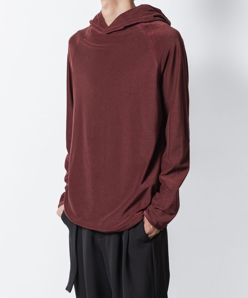 ATTACHMENT（アタッチメント）の「CO/PE ハイゲージパイル フーデッドプルオーバー / CO/PE HIGH GAUGE PILE HOODED PULLOVER（パーカー・メンズ・ライトベージュ/ブラウン系/ブラック・2/1/3）」の12枚目の写真